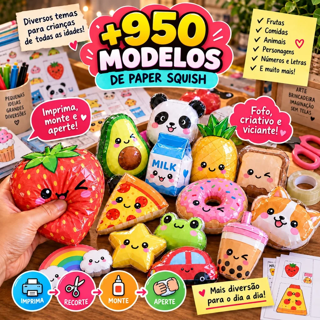 Biblioteca completa de Paper Squishies
